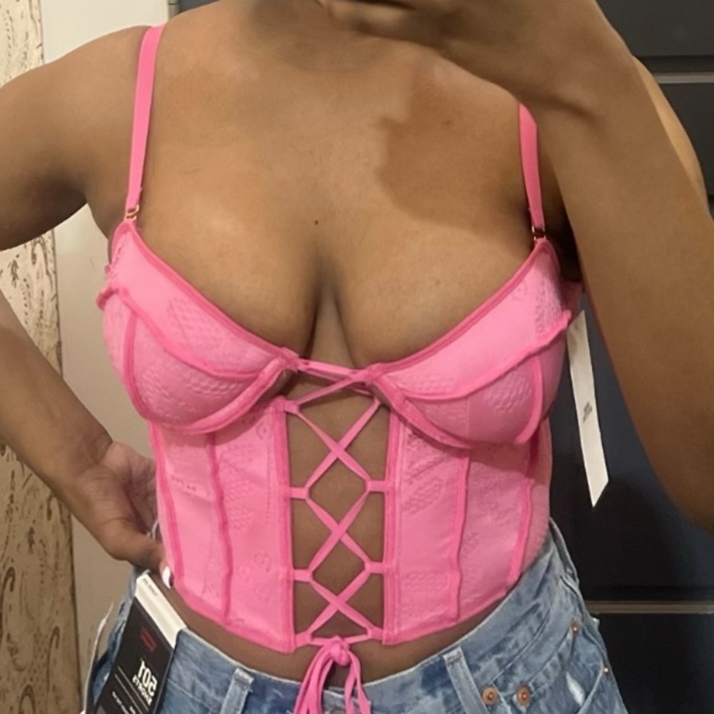 Pink Corset from UO